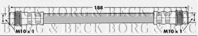 BORG & BECK bbh6838 -  Тормозной шланг